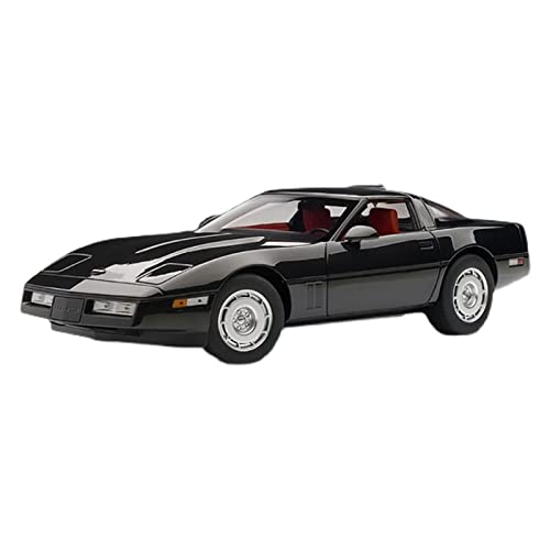 Für Chevrolet Corvette C4 1986 1 18 Legierung Automodell Dekoration Spielzeug Geschenk Display Druckguss Fahrzeuge Modell(Schwarz) von TQMEAD