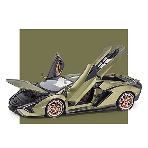 Für Lamborghini FKP 37 1 18 Simulation Diecast Alloy Automodell Zurückziehen Kinderspielzeug Sammlerstücke Druckguss Fahrzeuge Modell(Grün) von TQMEAD