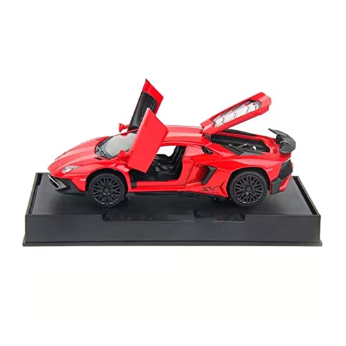 Für Lamborghini LP750 1 32 Simulation Sound Und Leichtmetallkraftsteuerung Spielzeugauto-Modellsammlung Druckguss Fahrzeuge Modell(Blau) von TQMEAD
