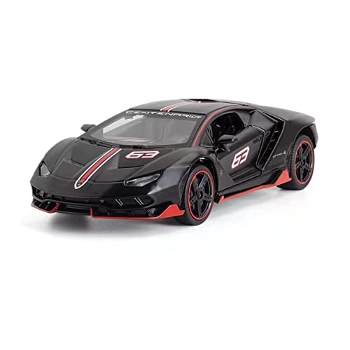 Für Lamborghini LP770-4 1 32 Modell Simulation Force Control Sound Und Lichtspielzeug Geschenkkollektion Druckguss Fahrzeuge Modell(A) von TQMEAD