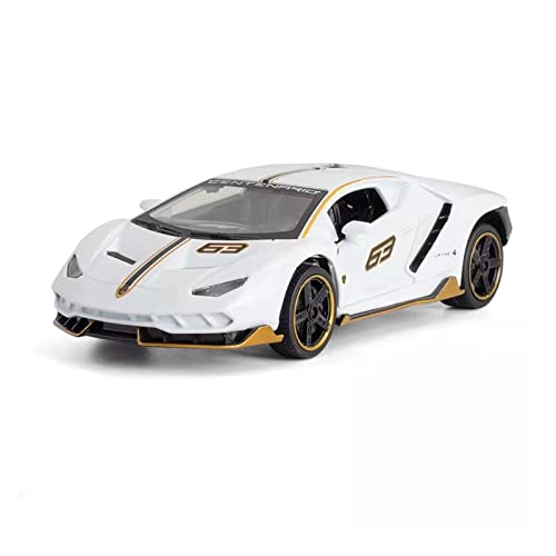 Für Lamborghini LP770-4 1 32 Modell Simulation Force Control Sound Und Lichtspielzeug Geschenkkollektion Druckguss Fahrzeuge Modell(E) von TQMEAD