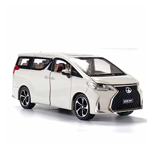 Für Lexus LM300H 1 24 Simulation Diecast MPV-Legierung Automodell Ziehen Sie EIN Sammlerstück Kinderspielzeuggeschenk Zurück Druckguss Fahrzeuge Modell(White) von TQMEAD