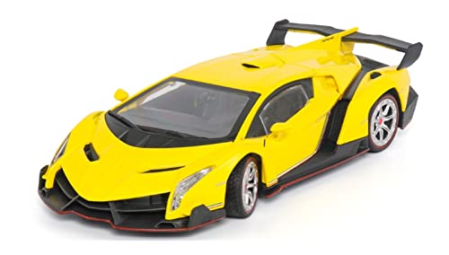 Für Luxussportwagen 1 24 Simulation Auto Legierung Modell Jungen Spielzeug Druckguss Fahrzeuge Modell(Yellow) von TQMEAD