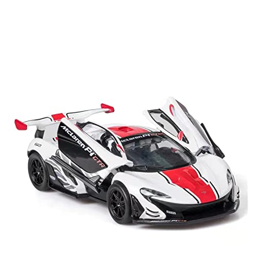 Für McLaren Racing 1 32 Simulation Auto Legierung Modell Jungen Spielzeug Druckguss Fahrzeuge Modell(White) von TQMEAD