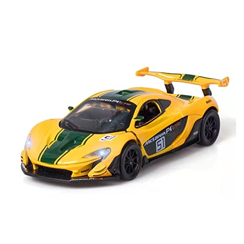 Für McLaren Racing 1 32 Simulation Auto Legierung Modell Jungen Spielzeug Druckguss Fahrzeuge Modell(Yellow) von TQMEAD