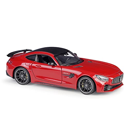 Für Mercedes-Benz AMG GT R 1 24 Kinderauto Spielzeug Erwachsene Sammlerstücke Spielzeugautomodell Druckguss Fahrzeuge Modell(Rot) von TQMEAD
