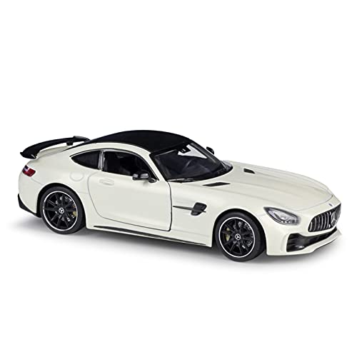 Für Mercedes-Benz AMG GT R 1 24 Kinderauto Spielzeug Erwachsene Sammlerstücke Spielzeugautomodell Druckguss Fahrzeuge Modell(White) von TQMEAD