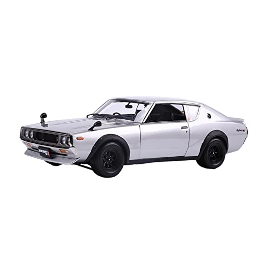 Für Nissan Skyline 2000GT-R Open All Doors Silbergrau Simuliertes Modell 1 18 Druckguss Fahrzeuge Modell von TQMEAD