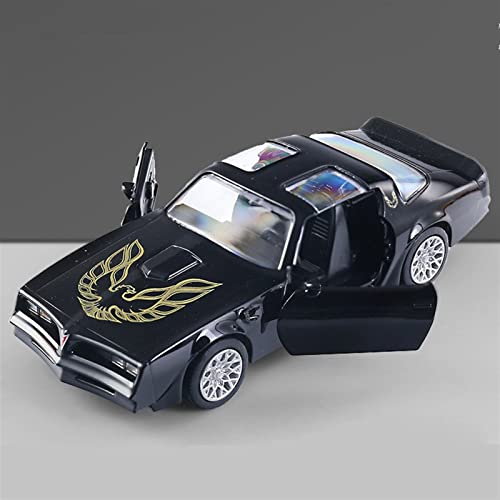Für Pontiac Firebird 1 36 Simulation Diecast Alloy Sportwagenmodell Spielzeugsammlung Kind Geschenke Druckguss Fahrzeuge Modell(Schwarz) von TQMEAD