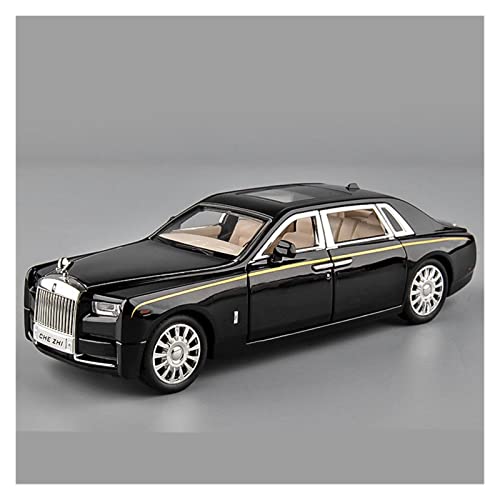 Für Rolls Royce Phantom 1 32 Simulation Diecast Alloy Automodell Sound and Light Collection Kinderspielzeug Geschenk Druckguss Fahrzeuge Modell(Schwarz) von TQMEAD