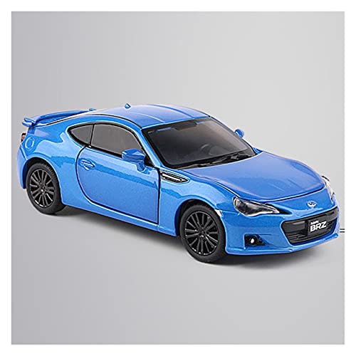 Für Subaru BRZ 1 32 Simulation Diecast Alloy Automodell Sound Und Licht Pull Back Kinderspielzeug Sammlerstücke Druckguss Fahrzeuge Modell(Blau) von TQMEAD