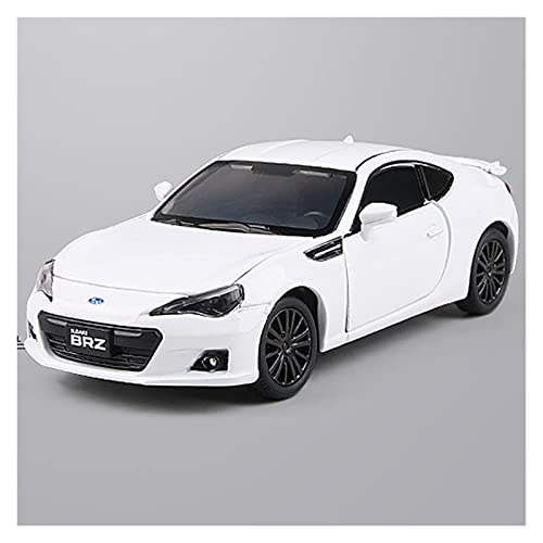 Für Subaru BRZ 1 32 Simulation Diecast Alloy Automodell Sound Und Licht Pull Back Kinderspielzeug Sammlerstücke Druckguss Fahrzeuge Modell(White) von TQMEAD