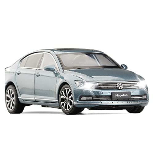 Für Volkswagen Magotan Passat 1 32 Simulation Diecast Alloy Car Model Sound and Light Collection Toys Druckguss Fahrzeuge Modell(Grün) von TQMEAD