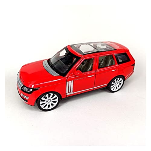 Geeignet Für 1 24 Range Rover SUV Heimdekoration Hochwertige Geschenklegierung Mit Ton Und Licht Druckguss Fahrzeuge Modell(Schwarz) von TQMEAD