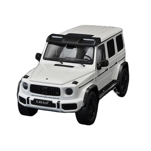 Maßstab 1 18 Druckgusslegierung Für Benz AMG G63 Geländewagen Spielzeugautos Modell Souvenir Geschenke Druckguss Fahrzeuge Modell(White) von TQMEAD