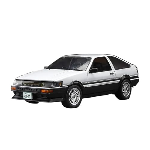 Maßstab 1 24 1985 Für Corolla Levin AE86 Legierung Automodell Audlt Fans Sammler Souvenir Geschenke Druckguss Fahrzeuge Modell(White) von TQMEAD