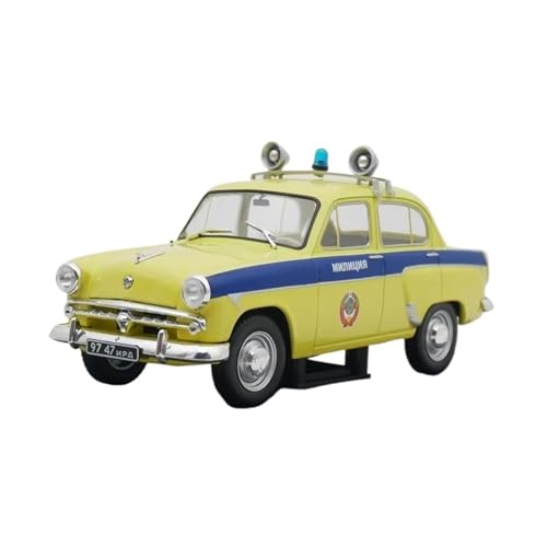 Maßstab 1 24 Druckgusslegierung Für Moskwitsch 407 Spielzeug Polizeiautos Modellklassiker Geschenke Für Erwachsene Druckguss Fahrzeuge Modell von TQMEAD