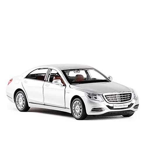 Maßstab 1 32 Für Benz S600 Simulation Coupe Spielzeugmodellauto Fahrzeugsammlung Druckguss Fahrzeuge Modell(White) von TQMEAD