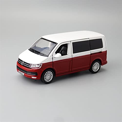 Maßstab 1 32 Für Volkswagen T6 Multivan MPV Modellauto Fahrzeugsammlung Home Education Ideas Druckguss Fahrzeuge Modell(Rot) von TQMEAD