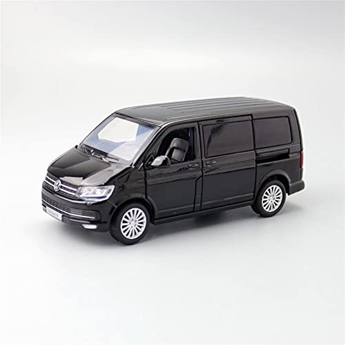 Maßstab 1 32 Für Volkswagen T6 Multivan MPV Modellauto Fahrzeugsammlung Home Education Ideas Druckguss Fahrzeuge Modell(Schwarz) von TQMEAD