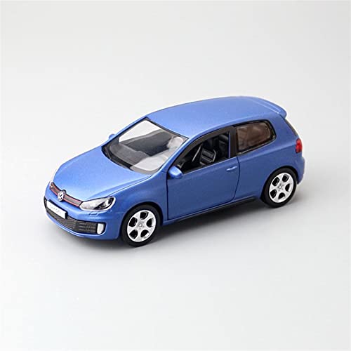 Maßstab 1 36 Für Volkswagen Golf GTI SUV Sportmodell Spielzeugauto Alloy Pull Cars Mit Sound Und Licht Kinderspielzeug Druckguss Fahrzeuge Modell(Blau) von TQMEAD