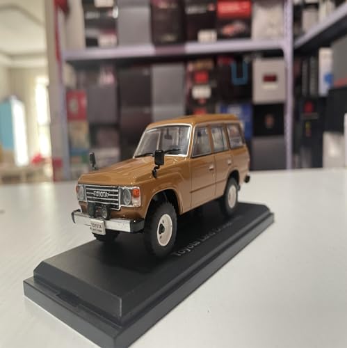Maßstab 1 43 für Toyota Land Cruiser LC60 1982, statisches Legierungsautomodell, Sammlerautomodell Druckguss Fahrzeuge Modell von TQMEAD