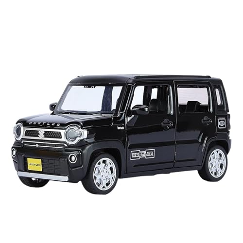 Maßstab 1:22 Für Suzuki 2020 SUV-Auto SUV-Autosimulation Sound Und Licht Zurück Für Miniaturauto Spielzeugjungengeschenk Druckguss Fahrzeuge Modell(Schwarz) von TQMEAD