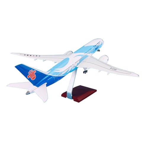 Miniaturmodelle 1 130 Für Boeing B787 China Southern Flugzeugmodell, 43 cm Großes Flugzeug Mit Rädern Und LED-Leuchten von TQMEAD