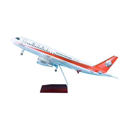 Miniaturmodelle 1 72 Für A319-100 Sichuan Airlines Passagier-Flugzeugmodell Legierung 47 cm Großer Modellbausatz Für Flugzeuge Mit Rädern von TQMEAD