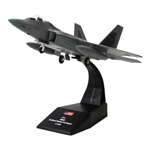 Miniaturmodelle 1:100 FÜR F22 Kampfflugzeuge Flugzeugmodelle Für Ausstellungssammlungen Geschenk für Luftfahrtbegeisterte von TQMEAD