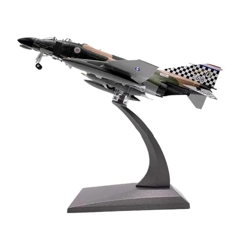 Miniaturmodelle 1:100 FÜR F4 Kampfjet Airforce Druckguss-Modellflugzeug-Sammlung, Dekoratives Display Geschenk für Luftfahrtbegeisterte von TQMEAD