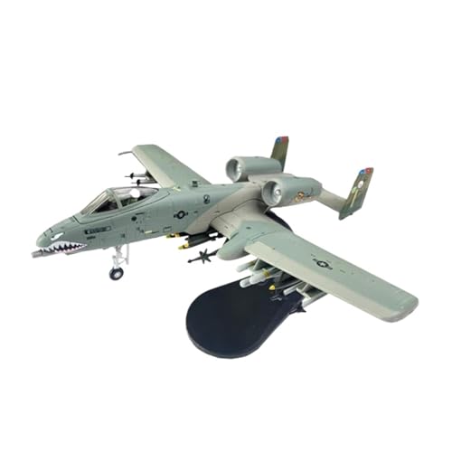 Miniaturmodelle 1:100 Für A-10 Thunderbolt II Angriff Flugzeug Tiger Shark Metall Militär Flugzeug Modell Geschenk für Luftfahrtbegeisterte von TQMEAD