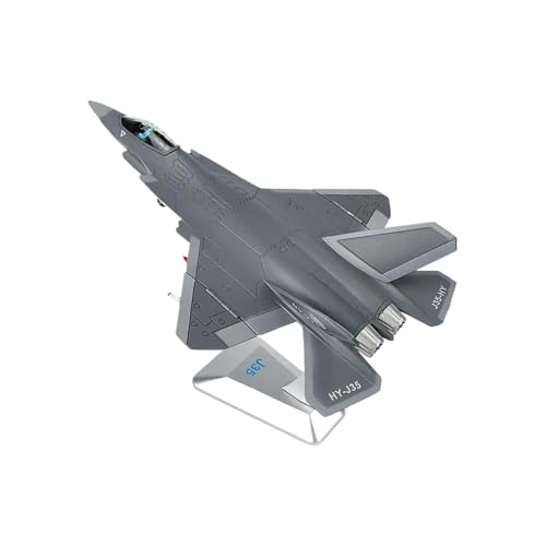 Miniaturmodelle 1:100 Für J35 Fighter Modell Mit Stand Multifunktionale Dekoration Für Schlafzimmer Regal Cafe Geschenk für Luftfahrtbegeisterte von TQMEAD