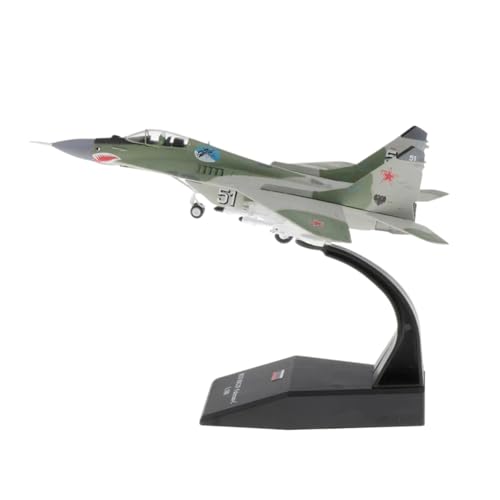 Miniaturmodelle 1:100 Für MIG-29 Kampfflugzeug, Legierung, Displayständer, Druckguss-Flugzeugmodell, Gedenksammlung Geschenk für Luftfahrtbegeisterte von TQMEAD