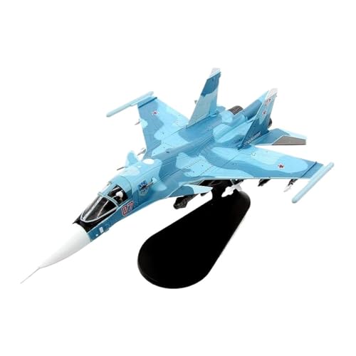 Miniaturmodelle 1:100 Für SU-34 Duckbill Kampfbomber Fertiges Flugzeugmodell Sammleredition Geschenk für Luftfahrtbegeisterte von TQMEAD