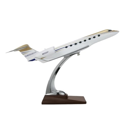 Miniaturmodelle 1:100 G650-Druckgussflugzeug Aus Harz Ideal Die Statische Anzeige Dekoration Auf Dem Schreibtisch Oder Die Sammlung Geschenk für Luftfahrtbegeisterte von TQMEAD