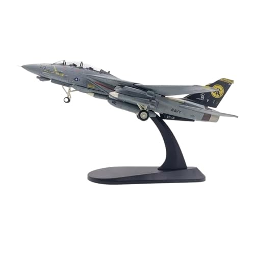 Miniaturmodelle 1:100 Maßstab F14 VF-31 Tom Cat Militärflugzeug-Modellsammlung Mit Variablem Flügelmodus Geschenk für Luftfahrtbegeisterte von TQMEAD