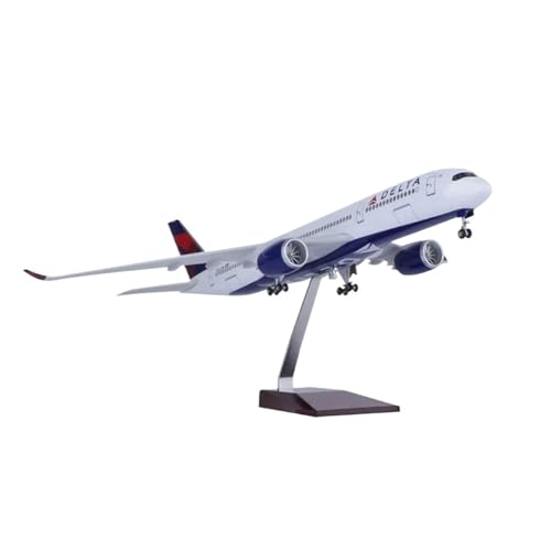 Miniaturmodelle 1:142 Für A350 Harzdruckguss-Flugzeugmodell Mit Radfahrwerk Als Sammler-Souvenir Geschenk für Luftfahrtbegeisterte(with Light) von TQMEAD
