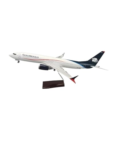 Miniaturmodelle 1:142 Für B737MAX Harz Druckguss Modell LED Licht Flugzeug Modell Multifunktionale Dekoration Geschenk für Luftfahrtbegeisterte(with Light) von TQMEAD