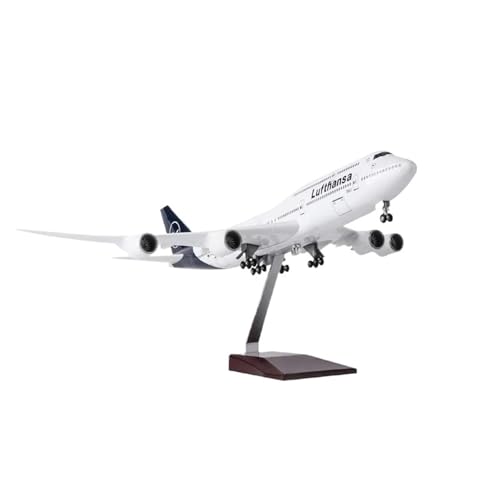 Miniaturmodelle 1:150 Für B747 Harz Druckguss Flugzeug Modell Mit Rad Fahrwerk Für Sammlung Geschenk für Luftfahrtbegeisterte(No Light) von TQMEAD