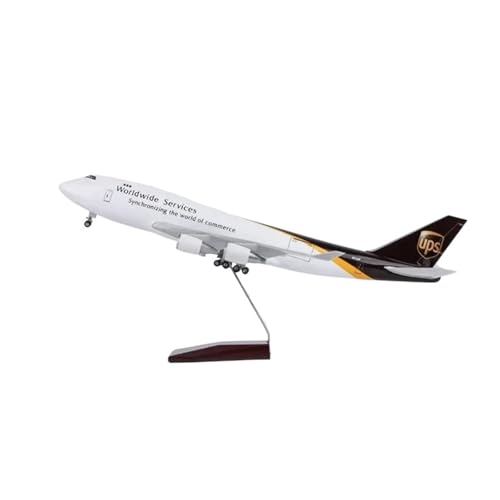 Miniaturmodelle 1:157 Für B747-400 Flugzeugmodell Aus Druckgussharz Mit Licht Für Die Bürodekoration Geschenk für Luftfahrtbegeisterte(No Light) von TQMEAD