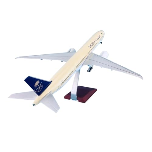 Miniaturmodelle 1:158 Für B777-300er ABS Druckguss Flugzeug Modell LED Beleuchtet Für Sammlung Geschenk für Luftfahrtbegeisterte von TQMEAD