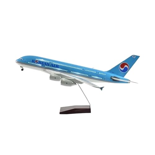 Miniaturmodelle 1:160 Für A380 Harz Druckguss Flugzeug Modell Mit LED Licht Für Dekoration Geschenk für Luftfahrtbegeisterte(with Light) von TQMEAD