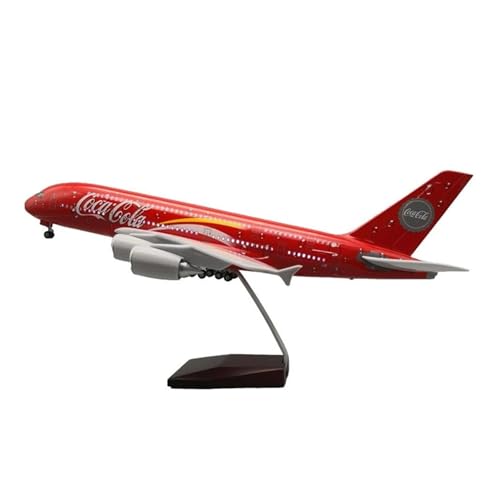 Miniaturmodelle 1:160 Für A380 Harz Druckguss Flugzeug Modell Sammlung Multi-funktionale Dekorationen Geschenk für Luftfahrtbegeisterte(with Light) von TQMEAD