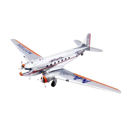 Miniaturmodelle 1:200 FÜR DC-3 Retro Flugzeug Modell Legierung Fertig Produkt Modell Sammleredition Geschenk für Luftfahrtbegeisterte von TQMEAD