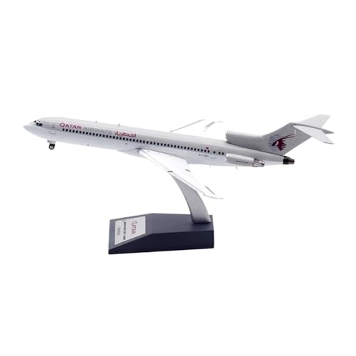 Miniaturmodelle 1:200 Für B727-200 A7-ABC Legierung Sammlerflugzeug Druckgussmodell Dekoratives Display Geschenk für Luftfahrtbegeisterte von TQMEAD