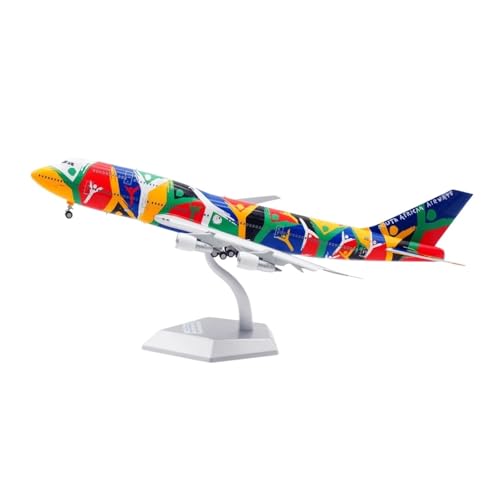 Miniaturmodelle 1:200 Für B747-300 Legierung Druckguss Flugzeug Modell ZS-SAJ Klappen Unten Für Sammlung Geschenk für Luftfahrtbegeisterte von TQMEAD