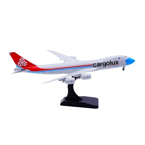Miniaturmodelle 1:400 Für B747-8F Druckgussflugzeugmodell LX-VCF Mit Ständer Und Tischdisplays Geschenk für Luftfahrtbegeisterte von TQMEAD