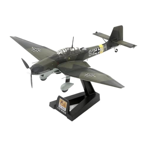 Miniaturmodelle 1:72 FÜR JU87D-1 Stuka Militärische Kampfflugzeuge Fertiges Flugzeugmodell Zur Sammlung Geschenk für Luftfahrtbegeisterte von TQMEAD