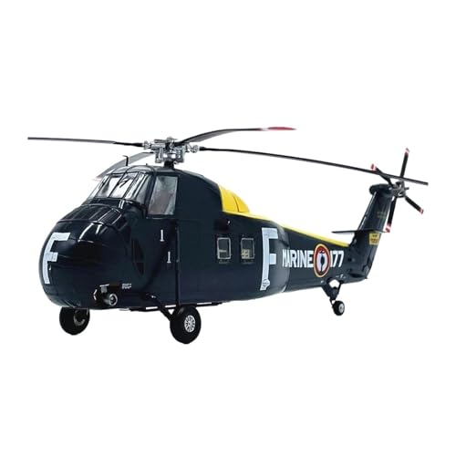 Miniaturmodelle 1:72 Für H-34 Französisch Marine Corps Hubschrauber Diecast Metall Flugzeug Modell Souvenirs Geschenk für Luftfahrtbegeisterte von TQMEAD